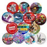 Презерватив ONE Street Art Collection зі змазкою в дизайнерському пакованні, гладенький SX0758 фото