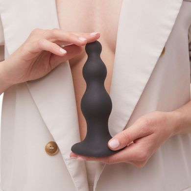 Насадка для страпона Strap-On-Me Dildo Plug Beads з присоскою SO8982 фото