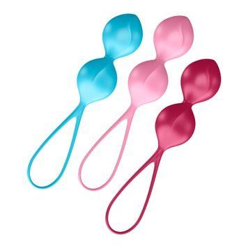Набір вагінальних кульок Satisfyer V Balls для тренування м&rsquo;язів тазового дна SO2301 фото