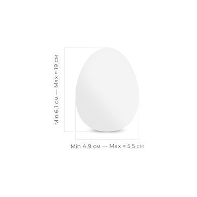 Мастурбатор-яйце Tenga Egg Tube з рельєфом із поздовжніми лініями для пенісу SO5497 фото