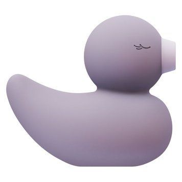Вакуумний вібратор-качечка CuteVibe Ducky Grey для інтимної стимуляції SO6552 фото
