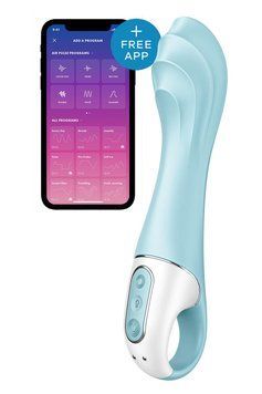 Смарт-вібратор для точки G Satisfyer Air Pump Vibrator 5+ з надувним стволом SO6719 фото