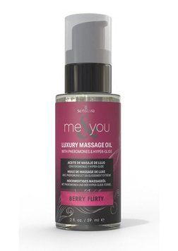 Масажна олія Sensuva Me&You з феромонами та ароматом лісових ягід SO9836 фото