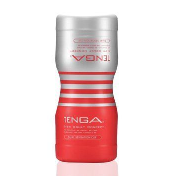 Мастурбатор Tenga Dual Feel Cup двусторонний с двумя независимыми каналами для мастурбации SO4548 фото