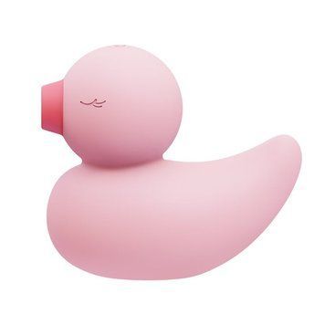 Вакуумний вібратор-качечка CuteVibe Ducky Pink для інтимної стимуляції SO6553 фото