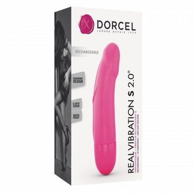 Вібратор Dorcel Real Vibration S Magenta 2.0 для точкової стимуляції точки G з USB-зарядкою SO3564 фото