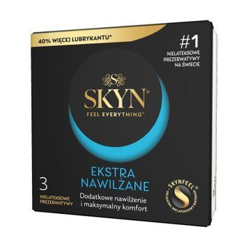 Безлатексні преміум-презервативи SKYN Ekstra Nawilżanel з ультратонким відчуттям і підвищеною змазкою SX2379 фото