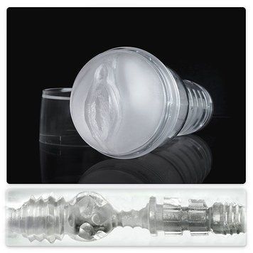 Мастурбатор-вагіна Fleshlight Ice Lady Crystal з напівпрозорим корпусом і вставкою F19006 фото
