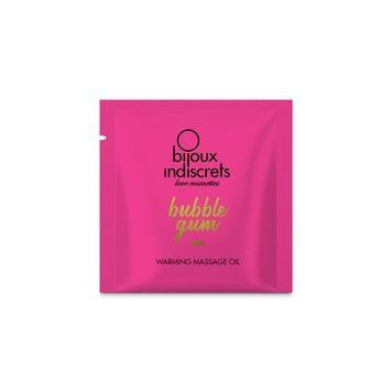 Пробник розігрівальної олії Bijoux Indiscrets Light my Fire &ndash; Strawberry Bubblegum SO9344 фото