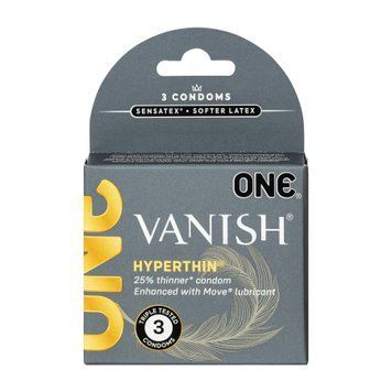 Презервативи ONE Vanish Hyperthin ультратонкі зі змазкою для інтимного захисту SX0780 фото
