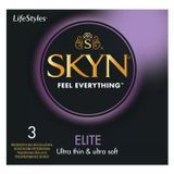 Безлатексні презервативи SKYN Elite преміум, ультратонкі, 3 шт SX2381 фото