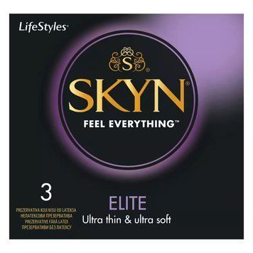 Безлатексні презервативи SKYN Elite преміум, ультратонкі, 3 шт SX2381 фото