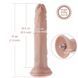 Фалоімітатор для секс-машин Hismith Flexible Silicone Dildo з системою KlicLok SO6203 фото 8