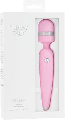 Розкішний вібромасажер Pillow Talk Cheeky Pink з кристалом Swarovski з плавним підвищенням потужності SO2727 фото
