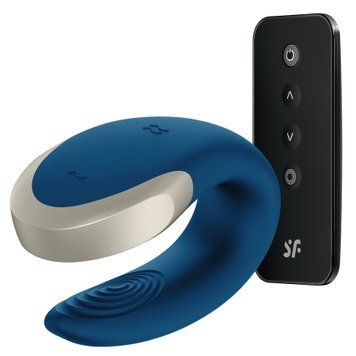 Смарт-вібратор для пар Satisfyer Double Love для інтимних ігор без смартфона та з керуванням через застосунок SO4929 фото