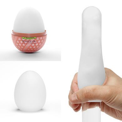 Мастурбатор-egg Tenga Egg Combo щільний TPE, пробник лубриканту 5 мл SO9800 фото