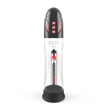 Автоматична гідропомпа 2в1 Men Powerup Water Bath для збільшення пеніса та посилення ерекції (вода/повітря) з індикацією рівня вакууму та 2 режимами SX1637 фото