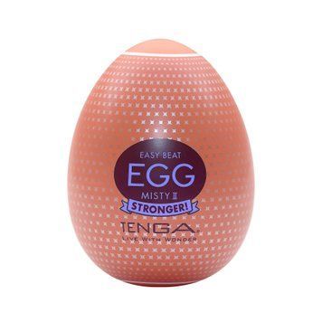Мастурбатор-״яйце״ Tenga Egg Misty II щільний TPE, пробник лубриканту на водній основі 5 мл SO9802 фото