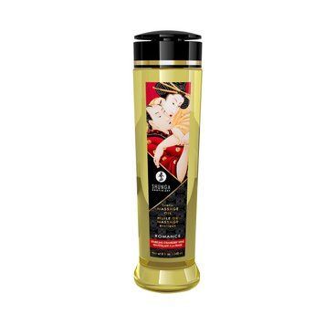 Масажна олія Shunga Romance &mdash; Sparkling Strawberry Wine натуральна зволожувальна 240 мл SO3935 фото