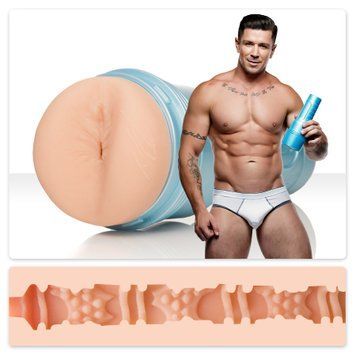 Чоловічий мастурбатор Fleshjack Boys Trenton Ducati Titanium з копією ануса порноактора F18696 фото