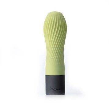 Вібратор Iroha Zen Matcha з ніжною ребристою поверхнею SO4913 фото