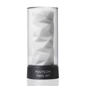 Мастурбатор Tenga 3D Polygon из антибактериального эластомера с ионами серебра для нежной мастурбации SO2197 фото