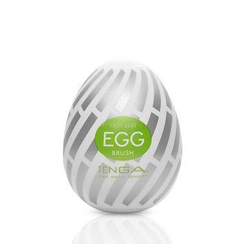 Мастурбатор-яйце Tenga Egg Brush з рельєфом у вигляді великої щетини SO5489 фото