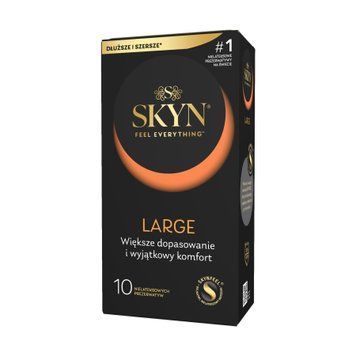 Безлатексні презервативи SKYN Large преміум-класу, збільшений розмір, 10 шт SX2386 фото
