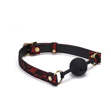 Повітропроникний кляп Liebe Seele Victorian Garden Ball Gag для BDSM-ігор SO9470 фото