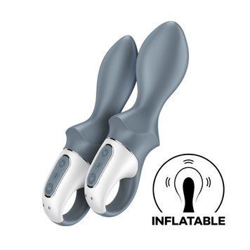 Анальний надувний вібратор Satisfyer Air Pump Booty 1 з гнучким стовбуром SX2179 фото