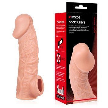 Насадка на член Kokos Cock Sleeve CS 001 L для пар без вібрації SX1452 фото