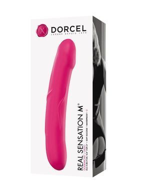 Дилдо Dorcel Real Sensation M Magenta, силікон SO1731 фото