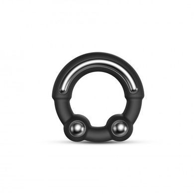 Ерекційне кільце Dorcel STRONGER RING з металевими вставками без вібрації SO5077 фото