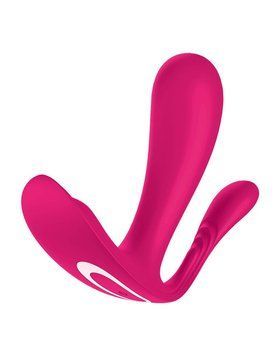Двойной смарт-вибратор в трусики Satisfyer Top Secret+ (Pink) для вагинальной и анальной стимуляции с клиторальной вибрацией SO6734 фото