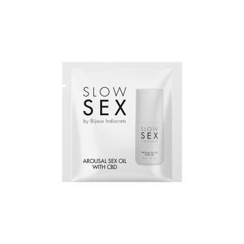Стимулятор для клітора Bijoux Indiscrets Sachette Arousal CBD Slow Sex пробник SO9811 фото
