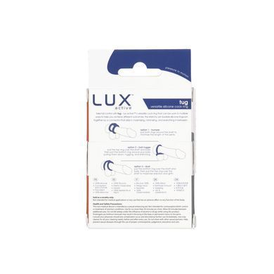 Подвійне ерекційне кільце Lux Active Tug Versatile Silicone для посилення ерекції SO5574 фото