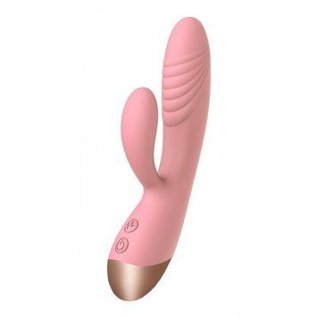 Вибратор-кролик Wooomy Elali Pink Rabbit с двумя моторами и 10 режимами вибрации на каждый мотор SO7411 фото