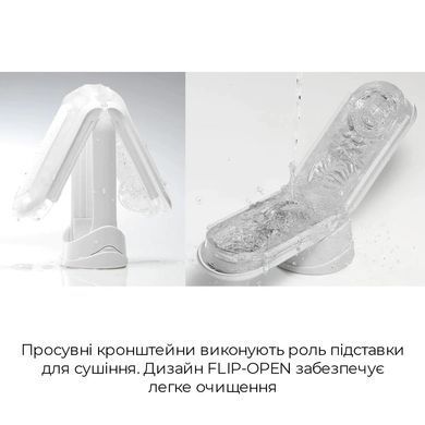 Мастурбатор Tenga Flip Zero з регульованою інтенсивністю стимуляції, розкладний TFZ-001 фото