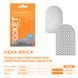 Мастурбатор TENGA Pocket Hexa-Brick для подорожей і соло використання SO5597 фото 3