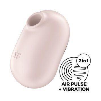 Вакуумний стимулятор з вібрацією Satisfyer Pro To Go 2 для інтимної стимуляції SO7796 фото
