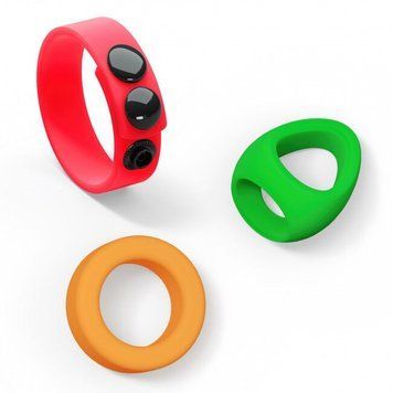 Набір яскравих ерекційних кілець Love to Love NEON RING KIT для ерекції без вібрації SO5082 фото