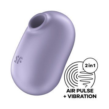 Вакуумний стимулятор із вібрацією Satisfyer Pro To Go 2 для інтимної стимуляції SO7797 фото
