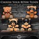 Плюшевий ведмедик ROPE Teddy Bear БДСМ у шкіряній масці та обв&rsquo;язці SO9816 фото 5