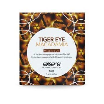 Пробник масажної олії Exsens Tiger Eye Macadamia для тіла та масажу SO2385 фото