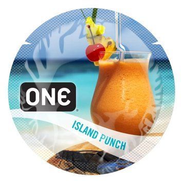 Ароматизований презерватив ONE FlavorWaves Island Punch з ароматом тропічного коктейлю SX0750 фото