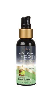 Змазка на водно-силіконовій основі Sensuva Hybrid Caramel Apple без цукру для оральних ласк SO3536 фото