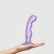 Насадка для страпона Strap-On-Me Dildo Plug P&G Lilas Metallic SO7821 фото 3