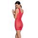 Бодістокінг-сукня з відкритими грудьми Passion BS092 red SO6395 фото 2