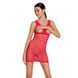 Бодістокінг-сукня з відкритими грудьми Passion BS092 red SO6395 фото 1