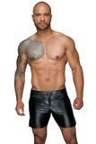 Чоловічі еротичні шорти з мокрим ефектом Noir Handmade Powerwetlook SX0104 фото